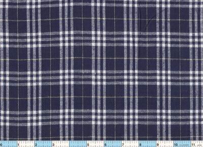 Killington Blue White Plaid Flannel